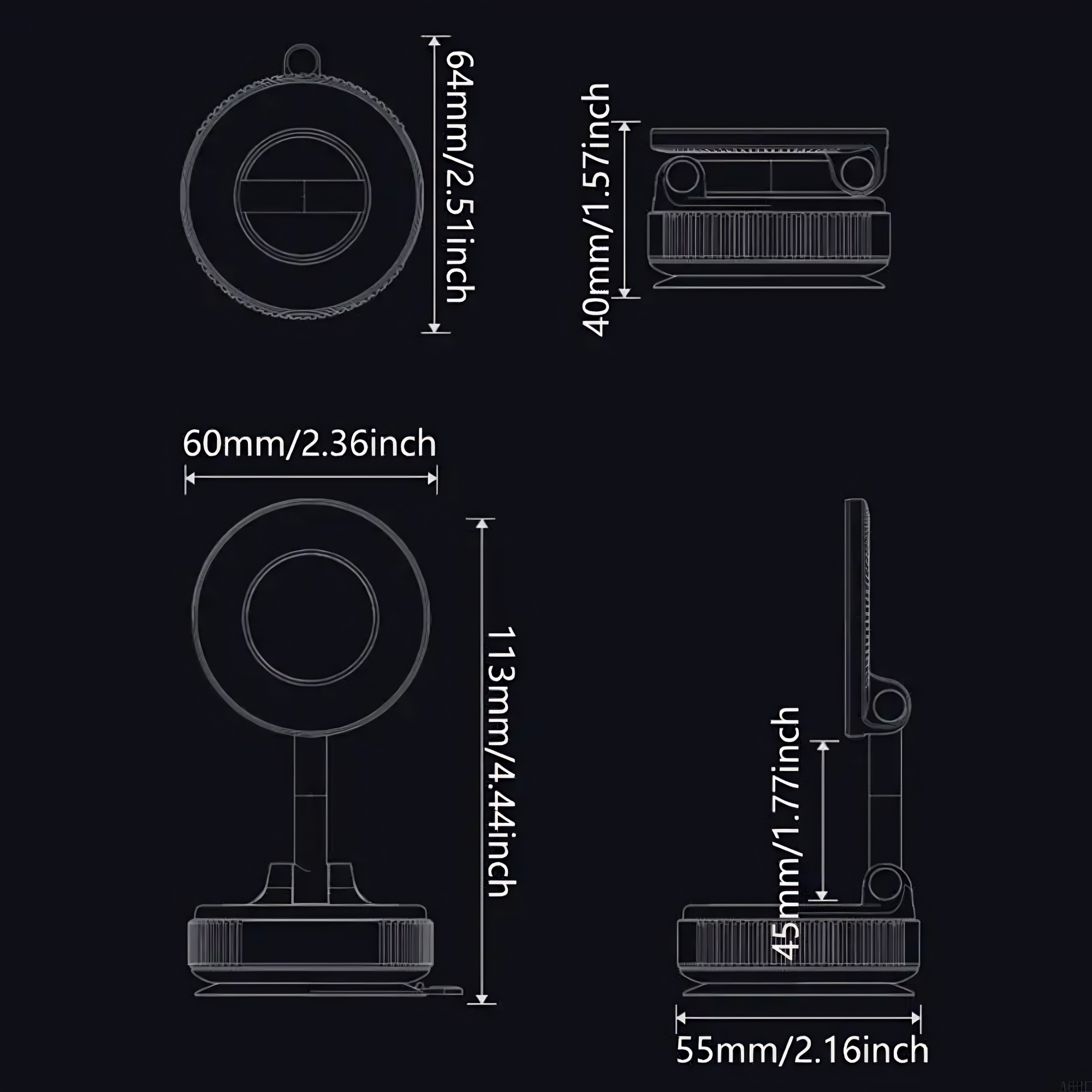 360° Magnetic Phone Holder