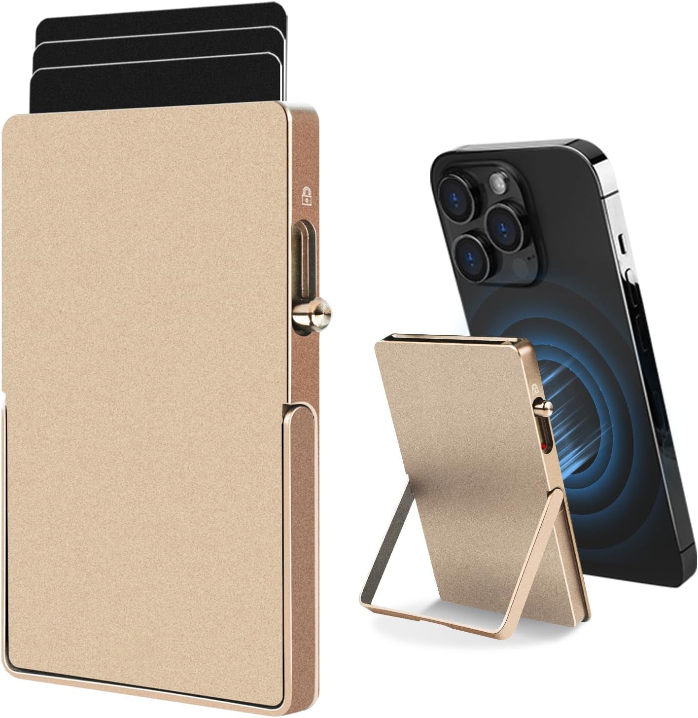 TOYFID MagSafe RFID Blocking Slim Wallet Stand