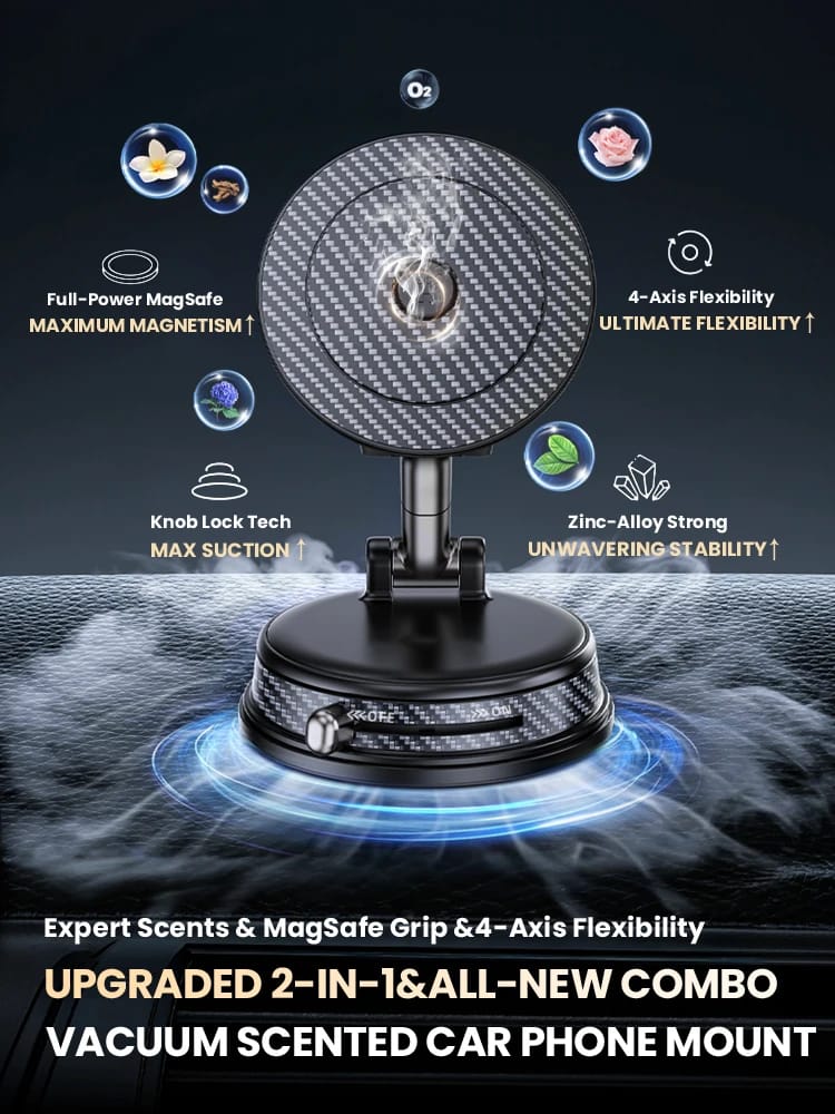 360° Strong Suction Dashboard & Windshield Mount