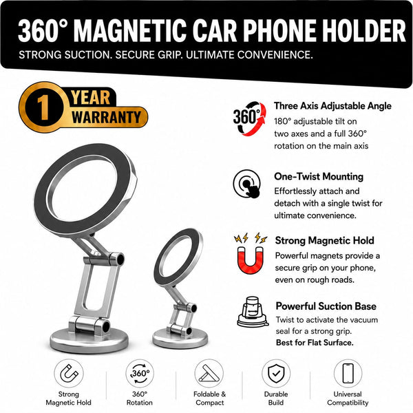 Reliable Magnetic Mount for Every Drive