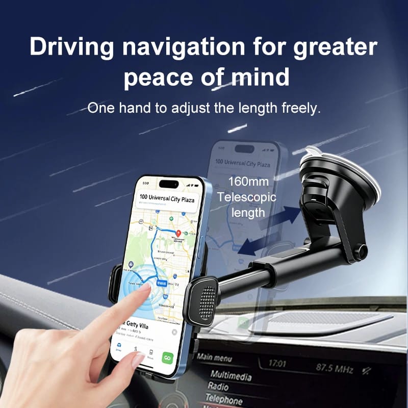 360° Strong Suction Dashboard & Windshield Mount