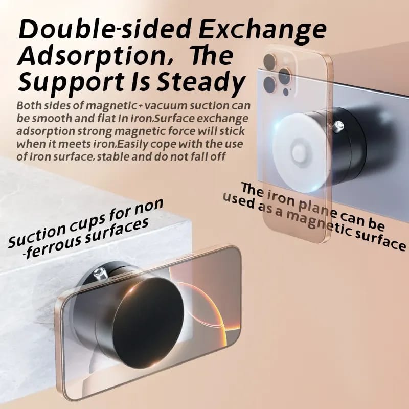 360° Foldable Magnetic Phone Holder Dashboard Mount
